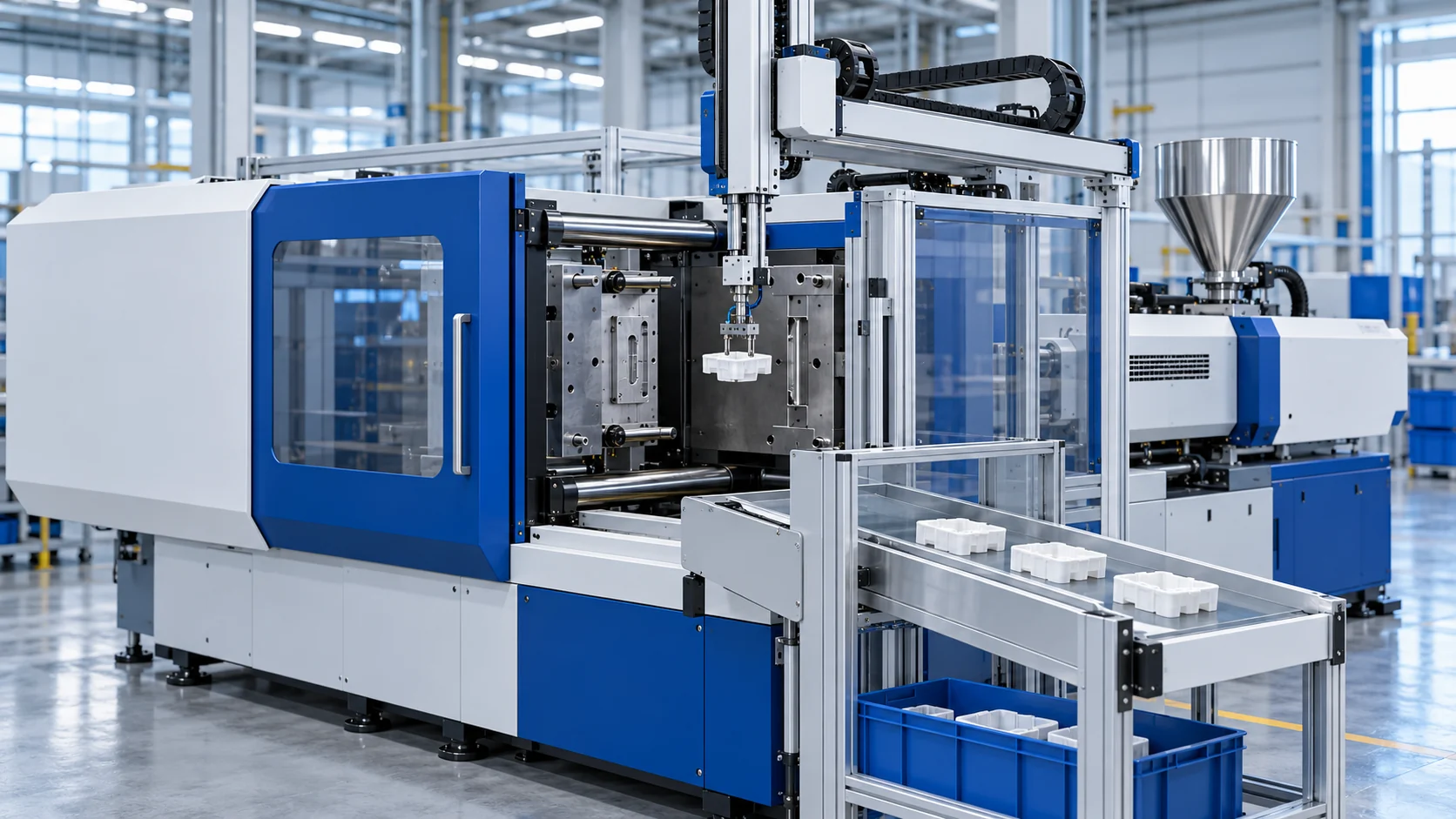 Injection Molding Take-Out application concept